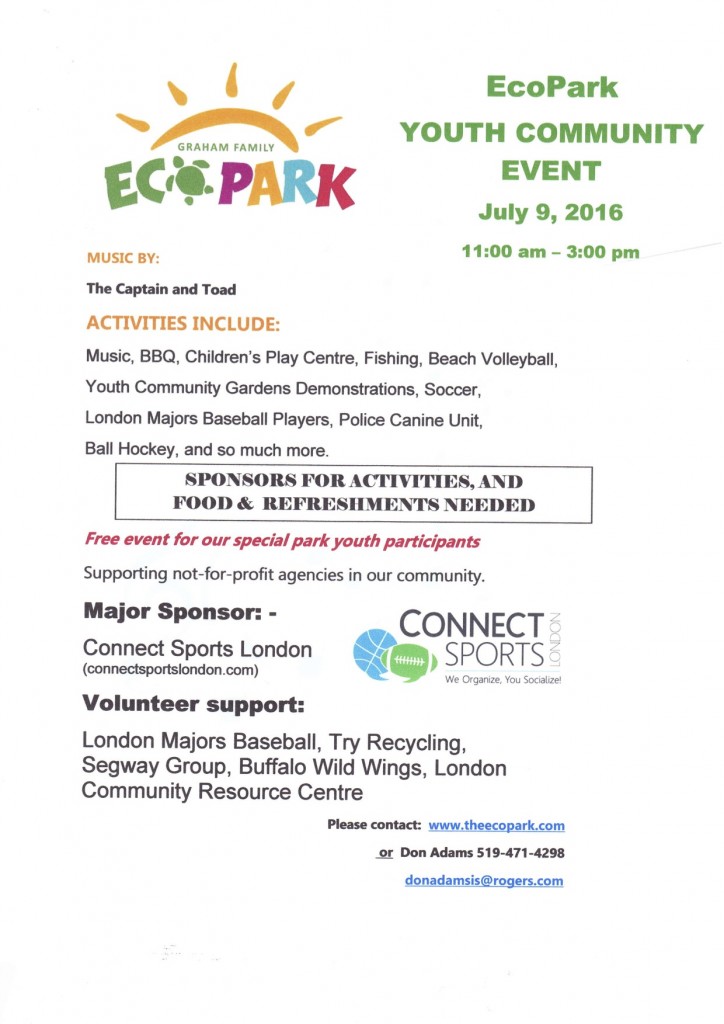 ECOPARK YOUTH EVENT POSTER pdf -  MAR 8 2016